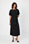 Side Gathered Midi Length Dress (B24-00246) - 6