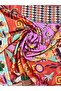 Scarf Red India Foulard 70*70 - 2