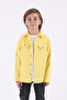 Boy's 2-Pocket Cotton Yellow Shirt T-Shirt Set - 2