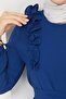 Loose Cut Hijab Dress Crepe Fabric - 7