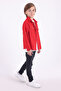 Boy's 2-Pocket Cotton Red Shirt T-Shirt Set - 4