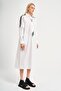 Stripe Detailed Tie up Long Shirt Dress - 3