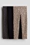 3-pack heavy jersey leggings