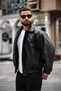 New Season Vintage Oversize Loose Fit Leather Jacket