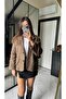 Vizon Kaşe Kırçıllı Blazer Ceket - 4
