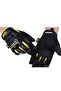 Tactical, Work Safety, Soldier, Police, Motorcycle Durable XL Gloves Yellow - 3
