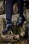 Wrapped Sole Floater Leather Buckle Casual Shoes - 2