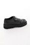 Wrapped Sole Floater Leather Buckle Casual Shoes - 5