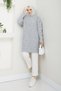 Women's Zigzag Braided Crew Neck Knitwear Sweater - 4