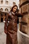 Women's Coat Leather Pardes - 3