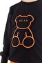 Boy's Seersucker Teddy Bear Printed Trend Tracksuit Set Ak2530 - 2