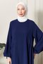 Balloon Sleeve Casual Sleeve Aerobin Ferace Dress Umrah Dress Prayer Dress Mother's Dress Wide Fit - 5