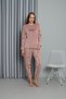 Women's Young Winter Warm Fleece Pajamas Set - 6