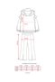 Girl's Florida Printed Hooded Tracksuit Set - 2