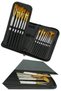 Professional Painting Brush Set 1 Pack of 15 Synthetic Quality Painter Brush Set with Bag Acrylic Watercolor - 3