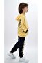 Boy's Tiger Printed Cotton Knitted Top and Bottom Tracksuit Set - 5