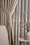 Beige Color Pleatless Extra-Forced Flat Planting Background Curtain Single Wing 12490 - 2