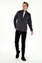 Men's Anthracite Fleece Knitted Cardigan 50290594-Vr006 - 4