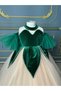 Girls' Princess Tiana Costume, Girls' Princess Tiana Green Dress - 5