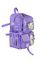 Lilac Kawaii Korean Style School Bag with Accessories Girls & Boys Backpack - 4