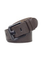 Brown Men's Belt Faux Leather, Gift, Special Box 4.50 cm - 4
