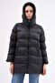Black Regular Fit Hooded Flato Pocket Water Repellent Inflatable Coat Rbw-250 - 4