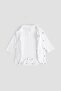 Organic Cotton Baby Collared Shirt Body Ecru - 5