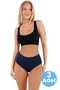 Women's Cotton Combed Single Jersey Fabric Bato Panties Women's Bato Panties 3 Pieces - 8