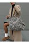 Leopard Print Oversize Canvas Tote Bag - 3