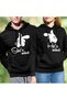 February 14 Gift - Couple Lover Couple Combos, 3 Thread Hooded Sweatshirt, 2 Pcs - 2