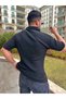 T-Shirt Breathable Anti-Sweat Soft Textured Cotton T-Shirt Polo Collar Slim Fit Tshirt - 5