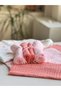 100% Cotton Baby Mouth Wipes Set of 4 Pink Tones Shoulder Cover Sweat Wipes - 2