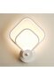 Interlocking Square Plafonier Led White Light Ultra Power Led Chandelier Living Room Hall Bedroom Led Sconce Chandelier - 2