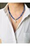 Natural Blue Stone Pearl Necklace - 2
