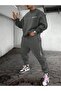 Men's Smoked Vertical Oversize Tracksuit Set
