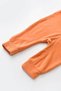 Baby Velvet Zippered Jumpsuit, 80% Organic Cotton, Baby and Newborn Series - Csyk6030 - 3