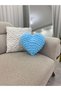 Decorative Pillow with Heart - Heart Shaped Custom Pillow / the Most Beautiful of Gift Choices: Heart Pillow