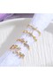 Multi Ring Set with Adjustable Joint - Heart and Butterfly Pattern, Combiniation -039 - 4