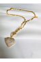Charm Zircon Stone Heart Necklace - 6