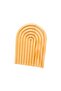 Rainbow PatternedSetof 2 Wooden Carved Decorative Presentation Tray and Plate - Large and Medium Size - 5