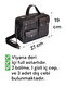 Chained Shoulder Strap Postman Bag Vienna Leather Three Compartments 3 Pockets Women's Bag Briefcase - 8