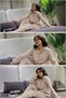 Natural Cotton Long Sleeve Muslin Women's Pajamas Set Comfort and Elegance Together! - 3