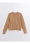 Crew Neck Women's Knitwear Sweater - W49706Z8 - 5