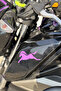 For Tvs Raider Compatible Purple Color Tvs at Sticker Sticker (Right and Left) Set - 5