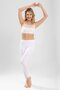 Women's Guipure Detailed Long Thick Combed Cotton Tights Underwear White - 5