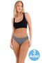 Women's Cotton Combed Single Jersey Fabric Bikini Panties Women's Bikini Panties 3 Pieces