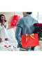 6 Colors Waterproof Paper Gift Bags with Handles and Bow,11 x 3.9 x 7.8 Inch,6 Pack - 7