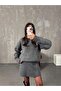 Rory Team 2585 - Black Crew Neck Sweater and Skirt