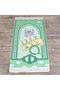 Children's Prayer Mat 45*82 cm Sahra Green & Scented Prayer Beads Green & Ahmet Prayer Puzzle - 3