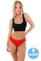Women's Cotton Combed Single Jersey Fabric Bikini Panties Women's Bikini Panties 6 Pieces - 5